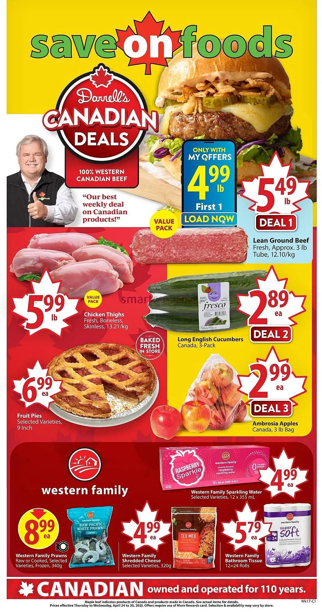 Save on Foods flyer from April 23 to April 29 2025 - flyer page 1