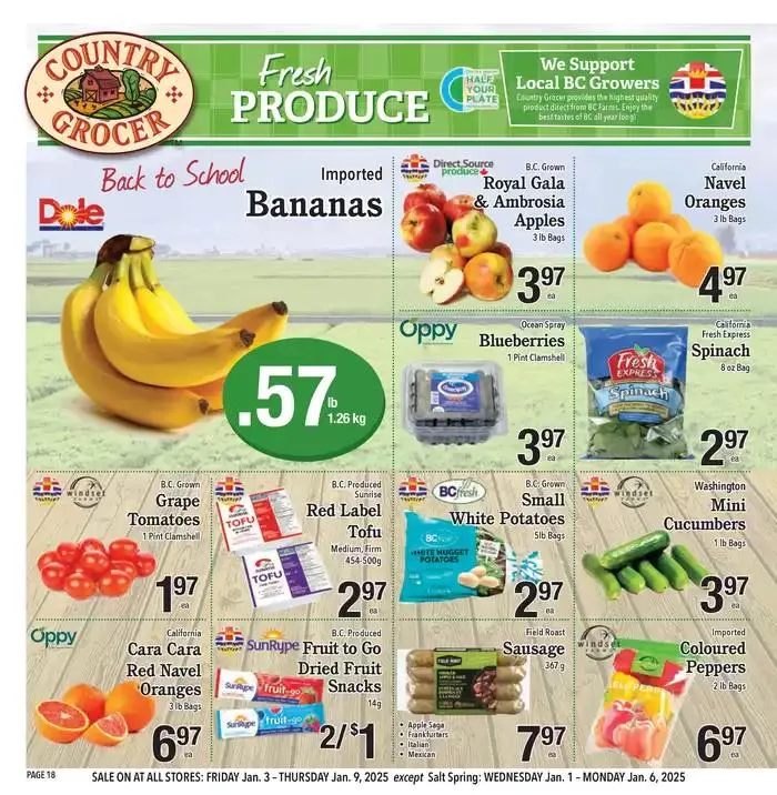 Offers for bargain hunters from January 1 to January 8 2025 - flyer page 18