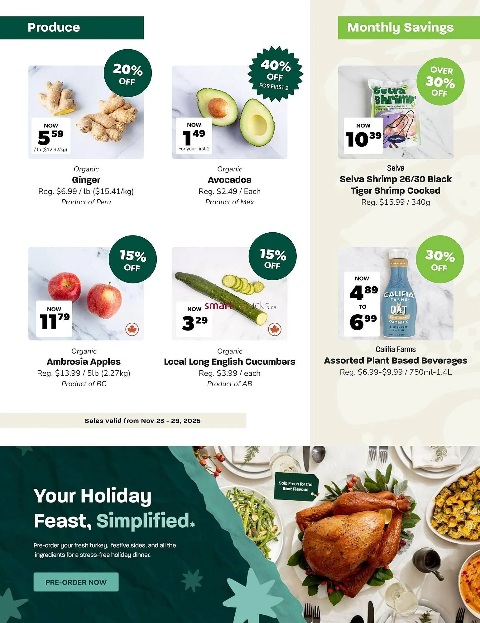 Blush Lane Organics flyer from November 23 to December 6 2025 - flyer page 2