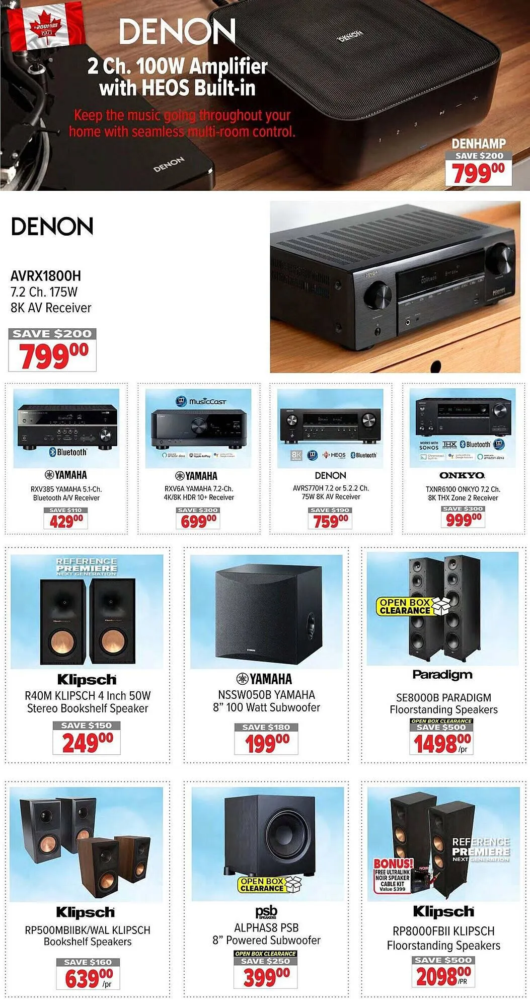 2001 Audio Video flyer from July 4 to July 10 2025 - flyer page 4