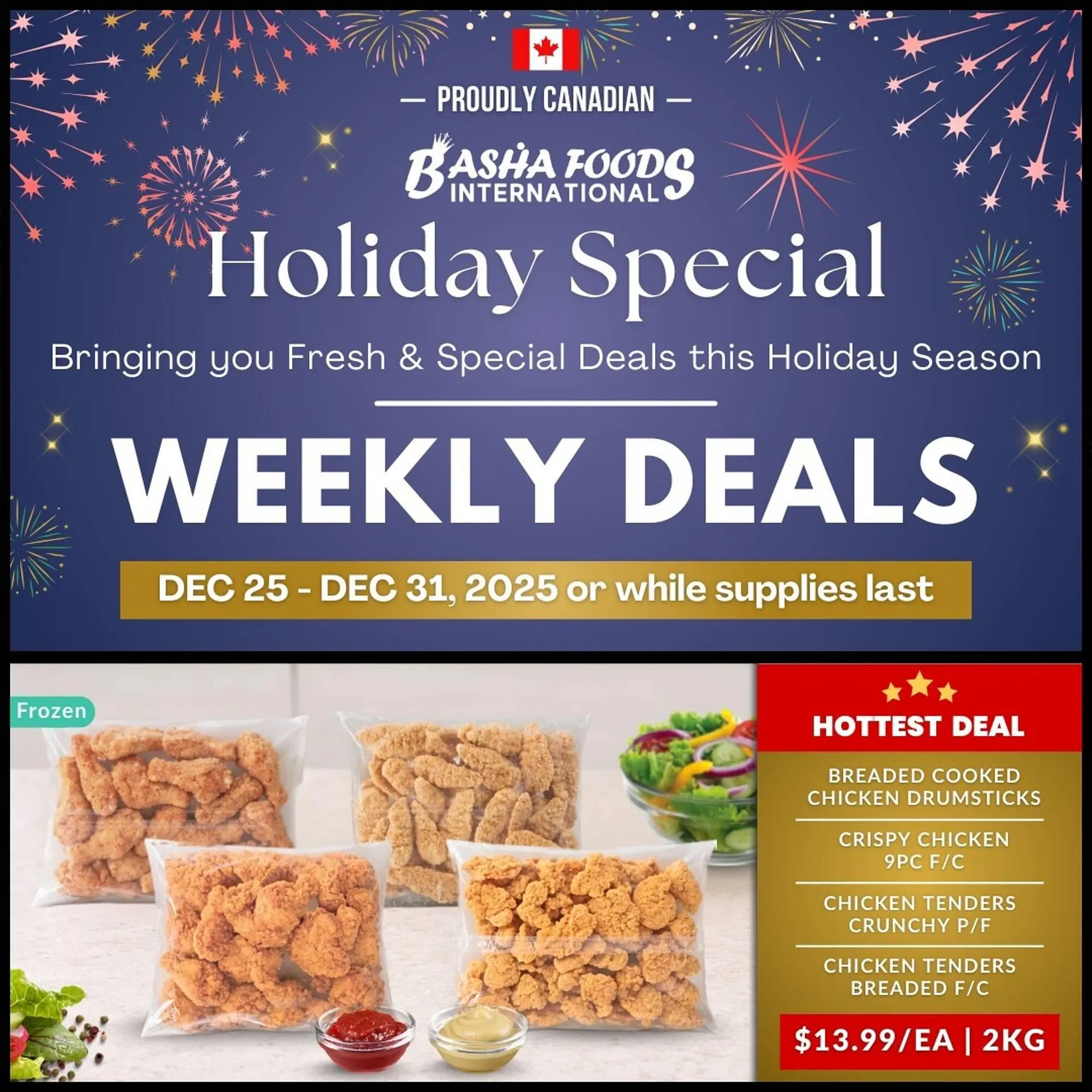 Basha Foods flyer from December 25 to December 31 2025 - flyer page 1