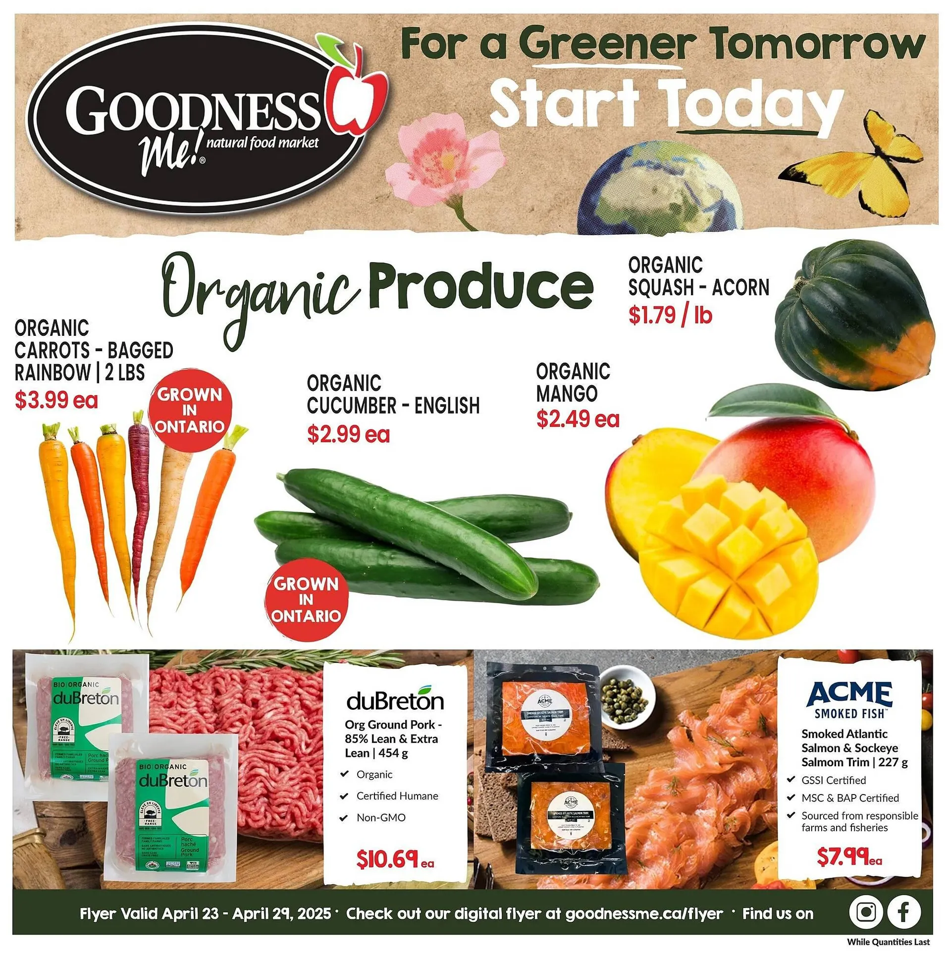 Goodness Me flyer - 1