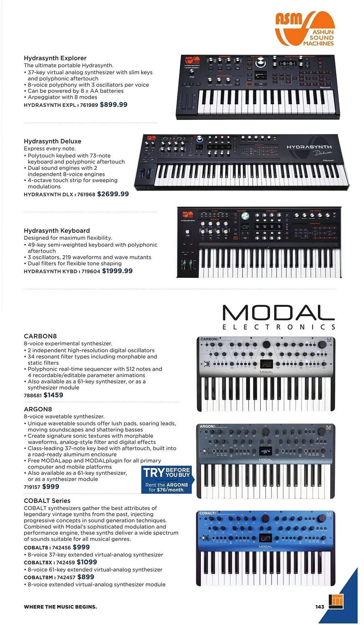 Long & McQuade flyer from November 5 to July 31 2026 - flyer page 143