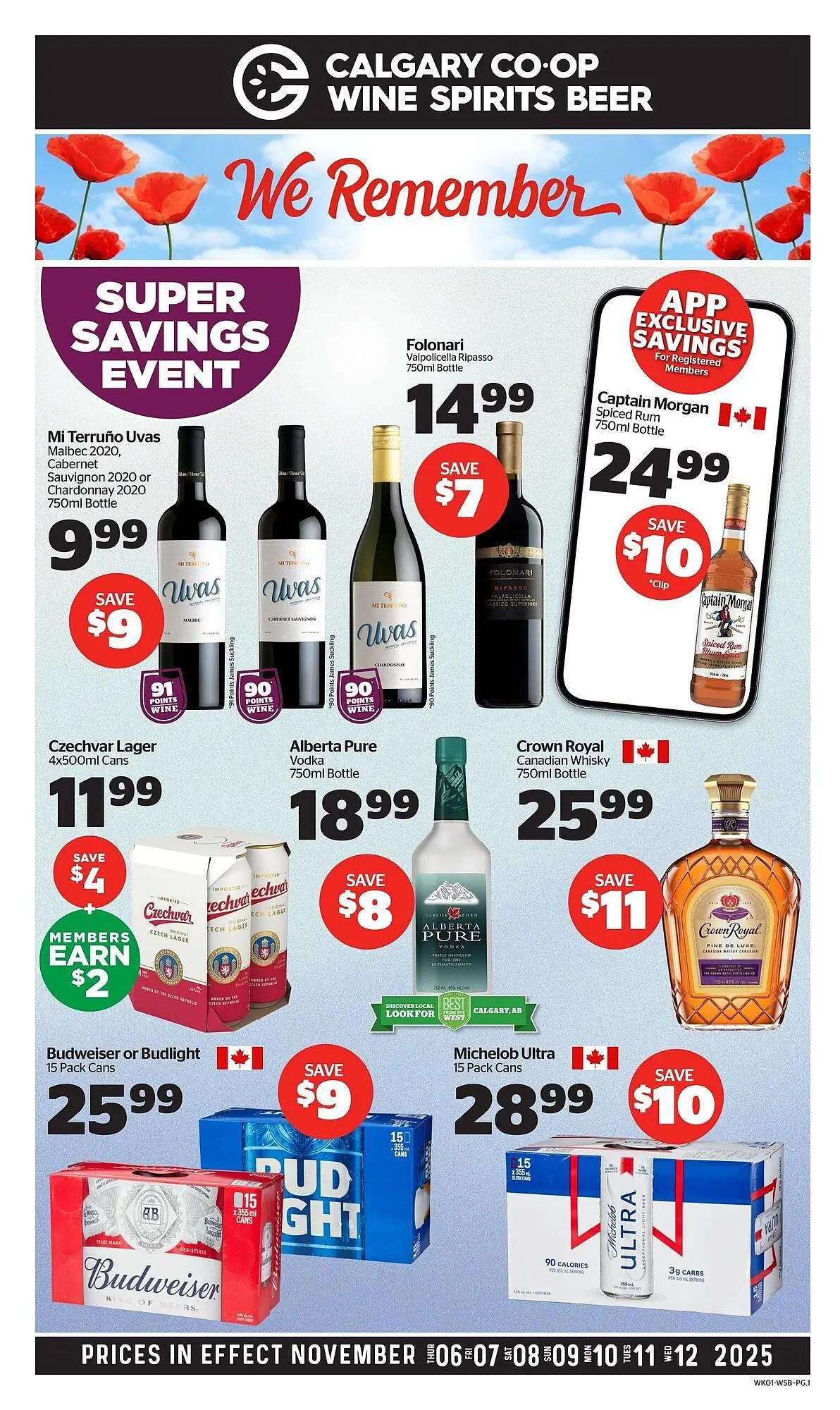 Calgary Co-op flyer from November 6 to November 12 2025 - flyer page 1