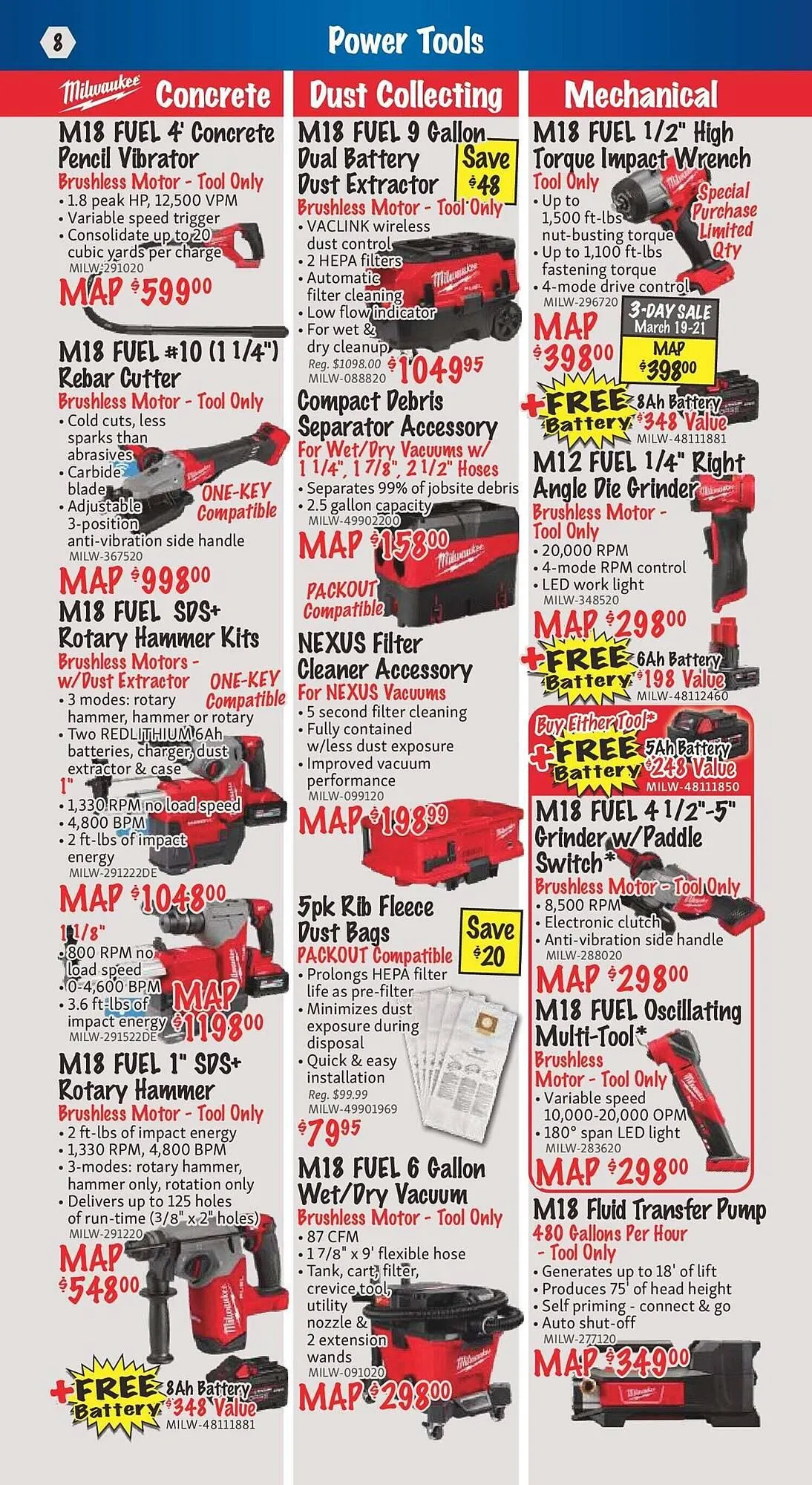 KMS Tools flyer from March 2 to March 16 2026 - flyer page 8