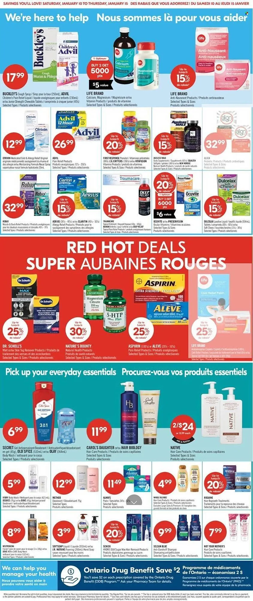 Shoppers Drug Mart flyer from January 9 to January 13 2026 - flyer page 4