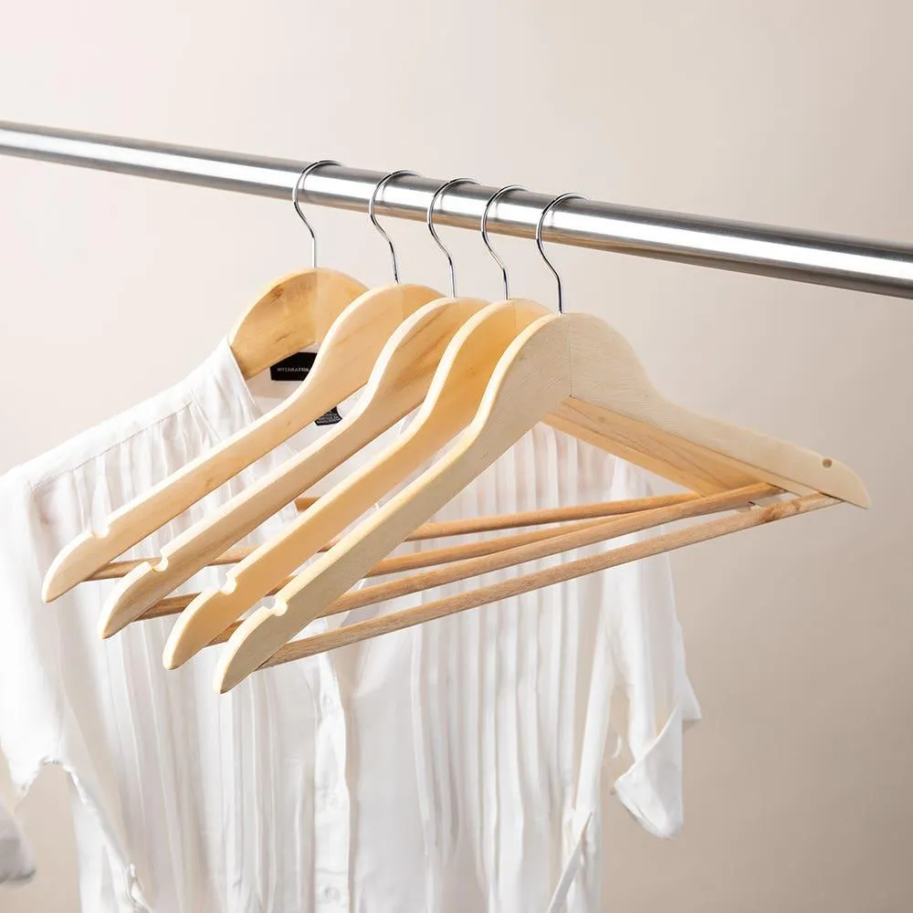 KSP Taylor Wood Hanger - Set of 5 (Natural)