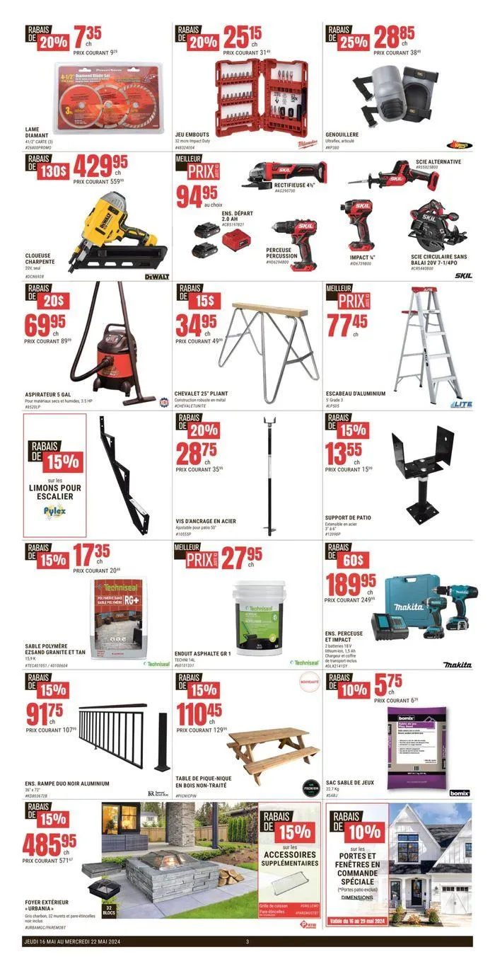 Les Speciaux De La Semaine from May 16 to May 22 2024 - flyer page 3