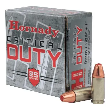 Hornady® Critical Duty® Pistol Ammunition