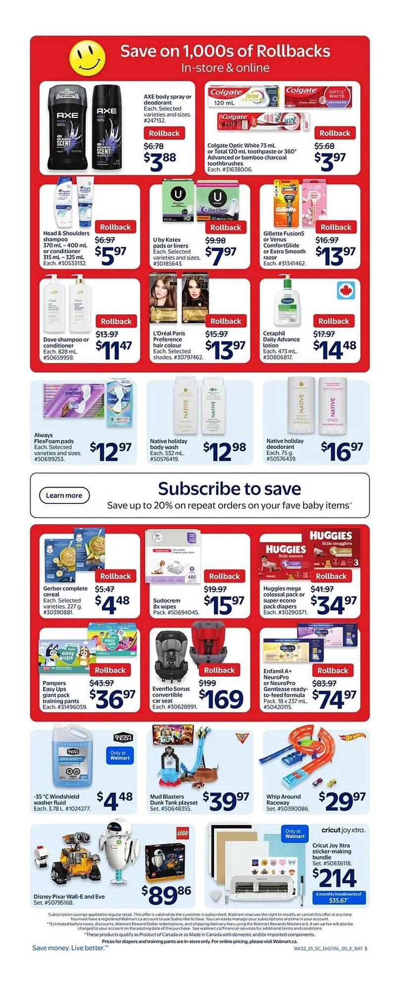 Walmart flyer from September 7 to September 17 2025 - flyer page 8