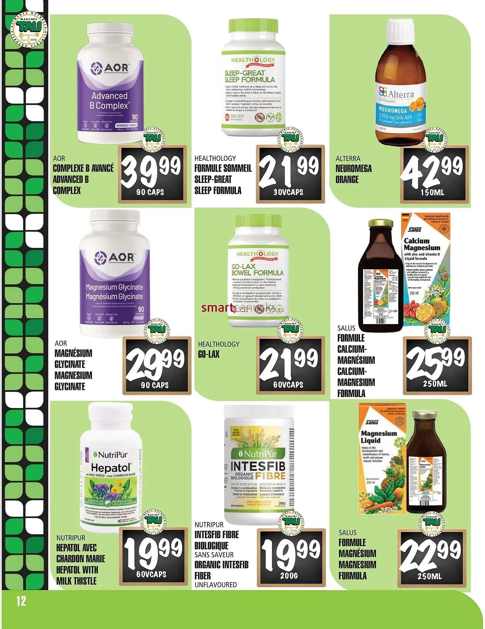 Marches Tau flyer from September 30 to October 13 2024 - flyer page 12