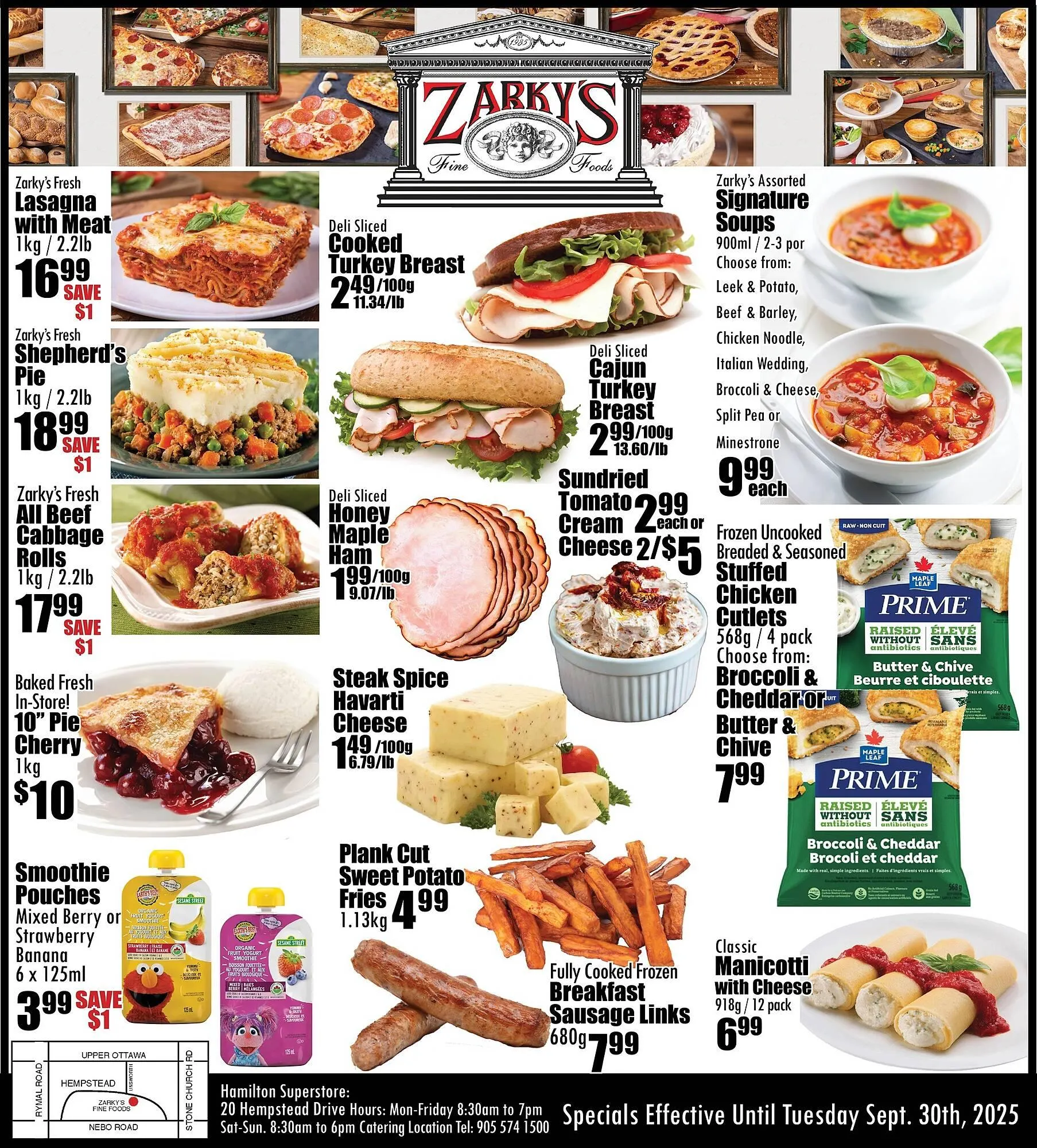 Zarky's flyer from September 25 to October 1 2025 - flyer page 1