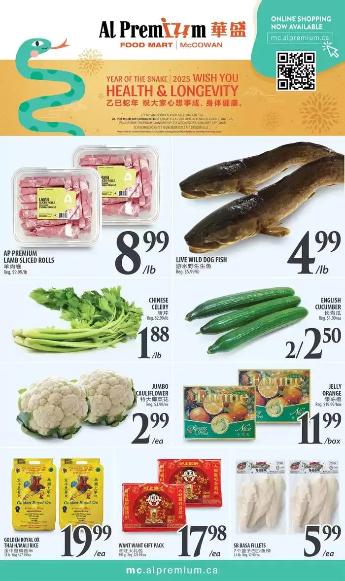 WEEKLY SPECIAL MCCOWAN from January 10 to January 17 2025 - flyer page 1