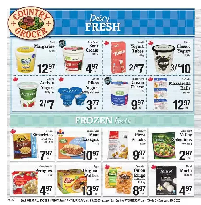 Discover attractive offers from January 15 to January 22 2025 - flyer page 12