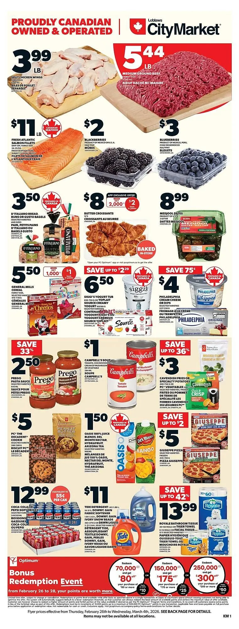Loblaws flyer from February 26 to March 4 2026 - flyer page 1
