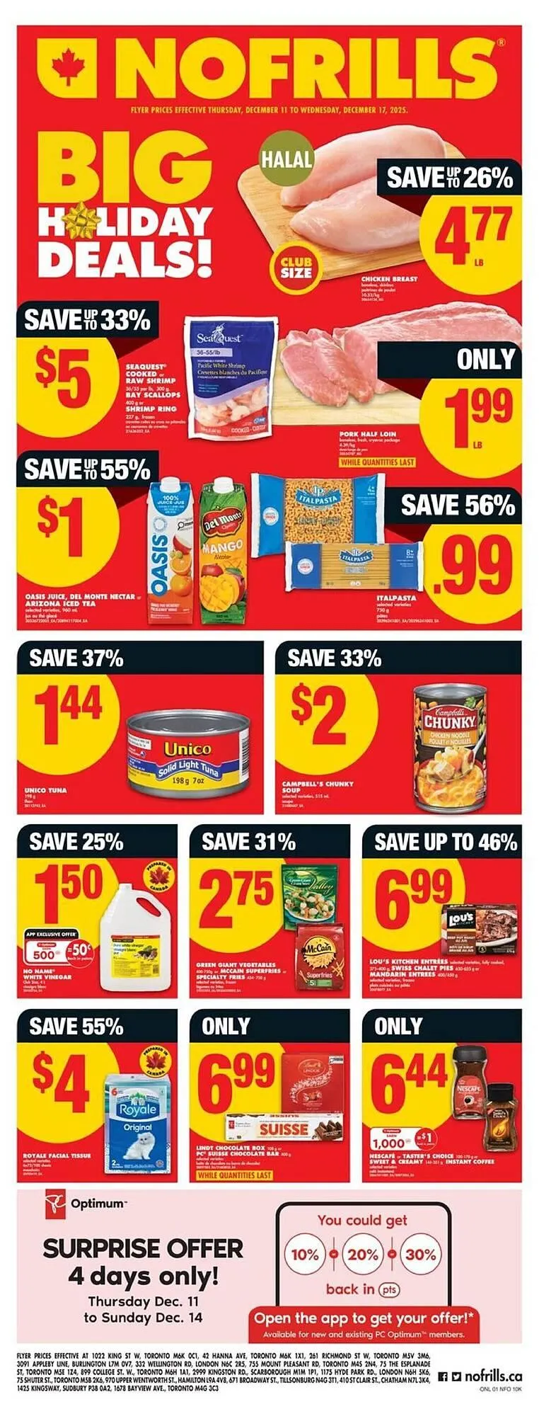 No Frills flyer from December 11 to December 18 2025 - flyer page 1