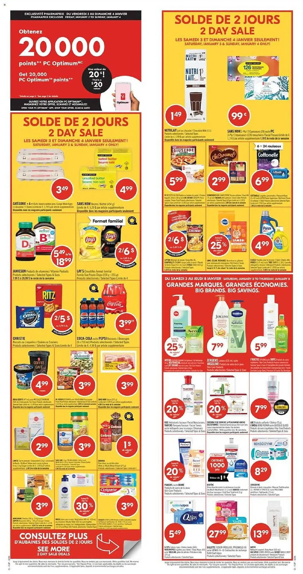 Pharmaprix flyer from January 3 to January 9 2026 - flyer page 1