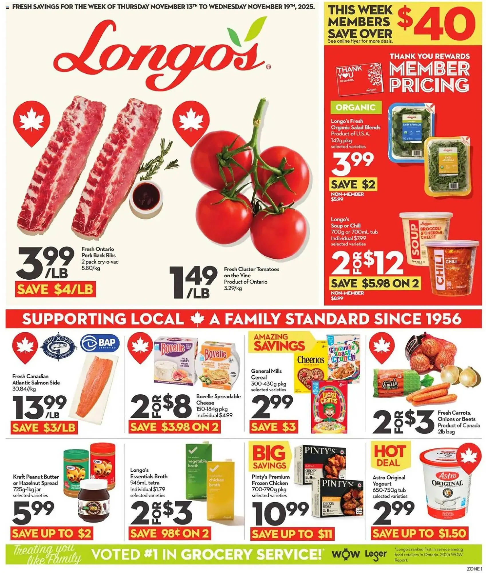 Longo's flyer from November 13 to November 20 2025 - flyer page 1