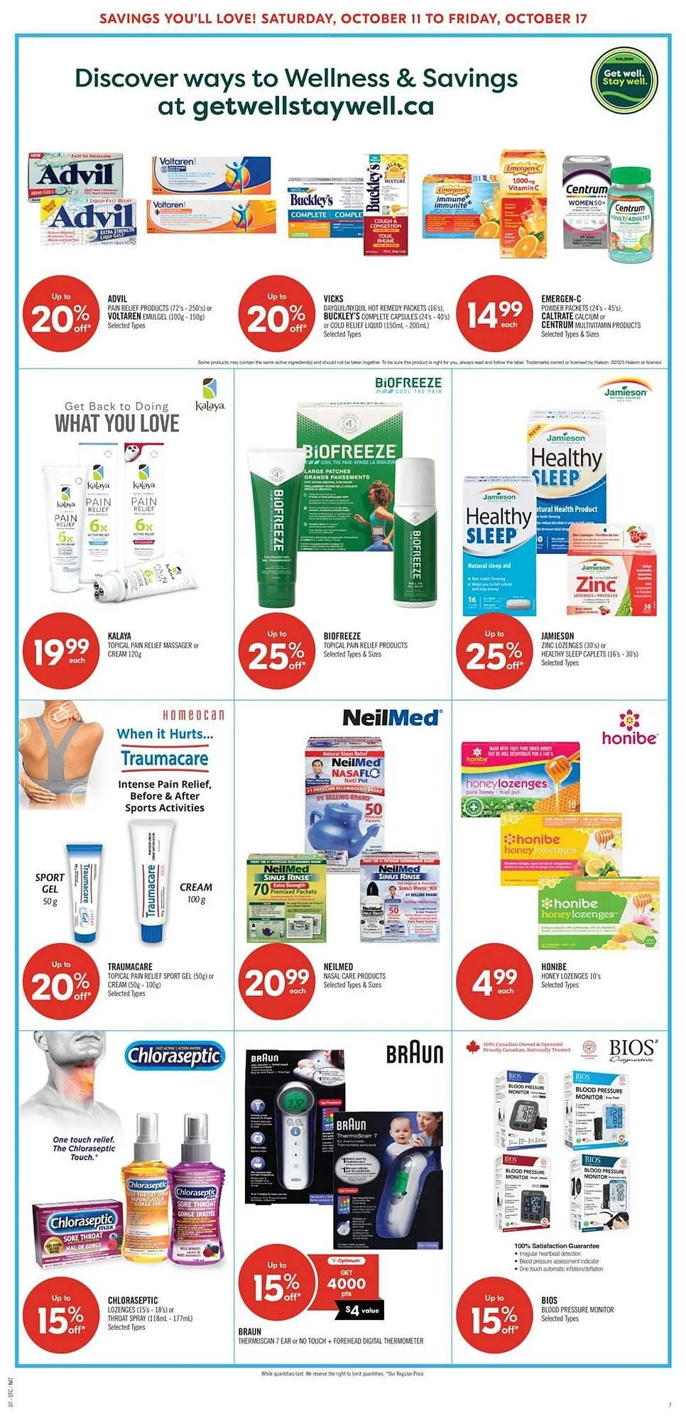 Shoppers Drug Mart flyer from October 11 to October 17 2025 - flyer page 14