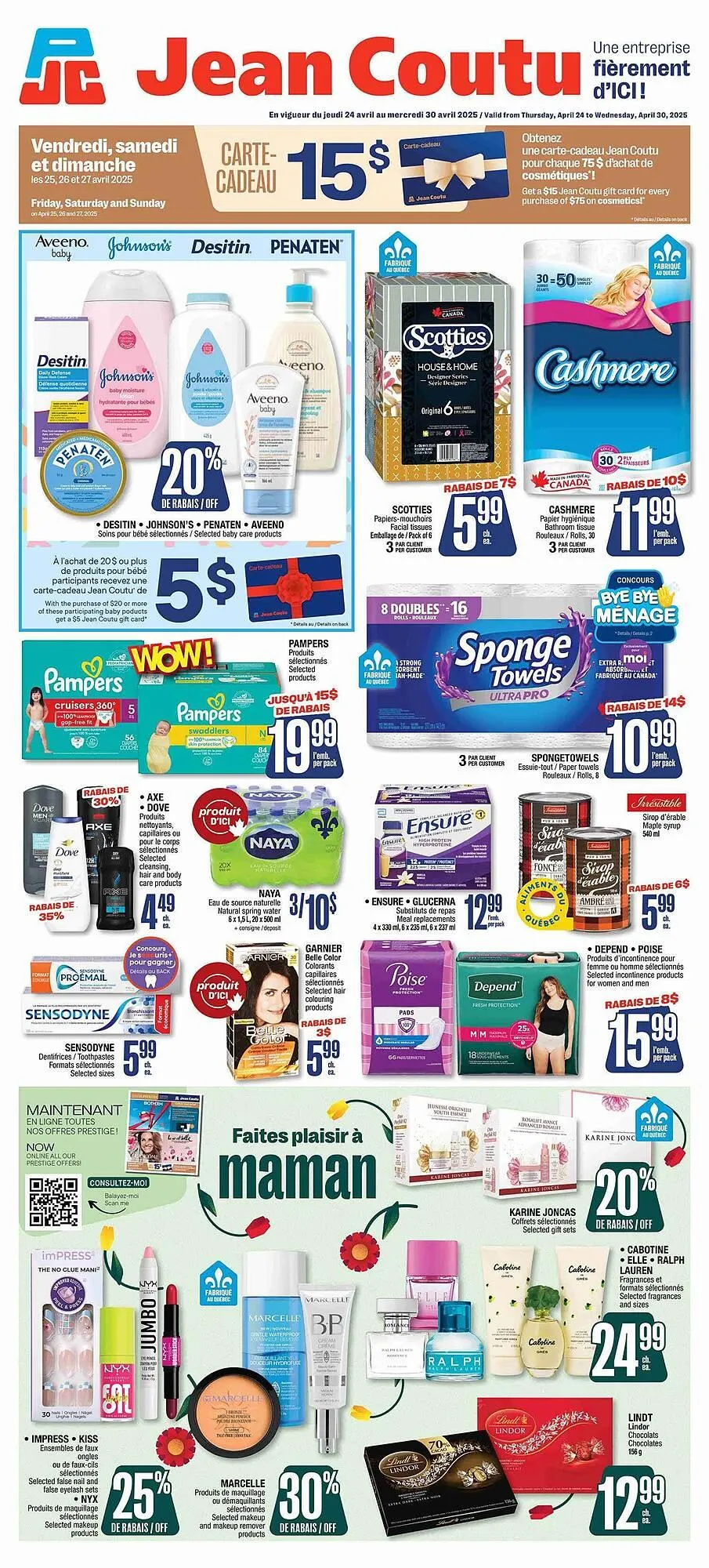 Jean Coutu flyer from April 24 to May 1 2025 - flyer page 1
