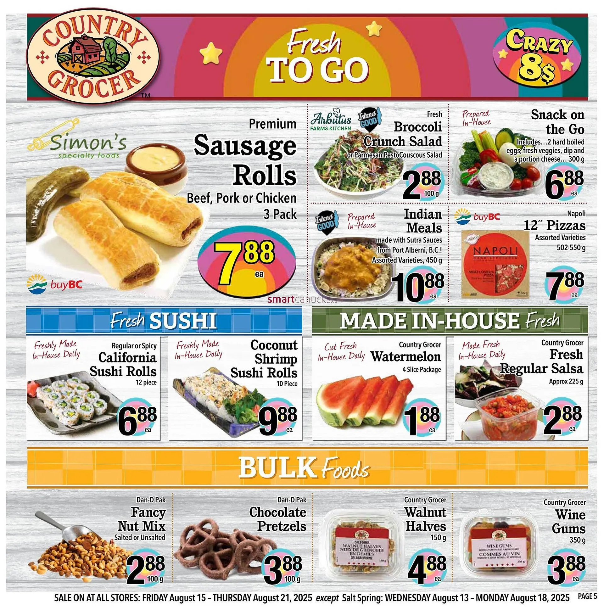 Country Grocer flyer from August 14 to August 20 2025 - flyer page 5