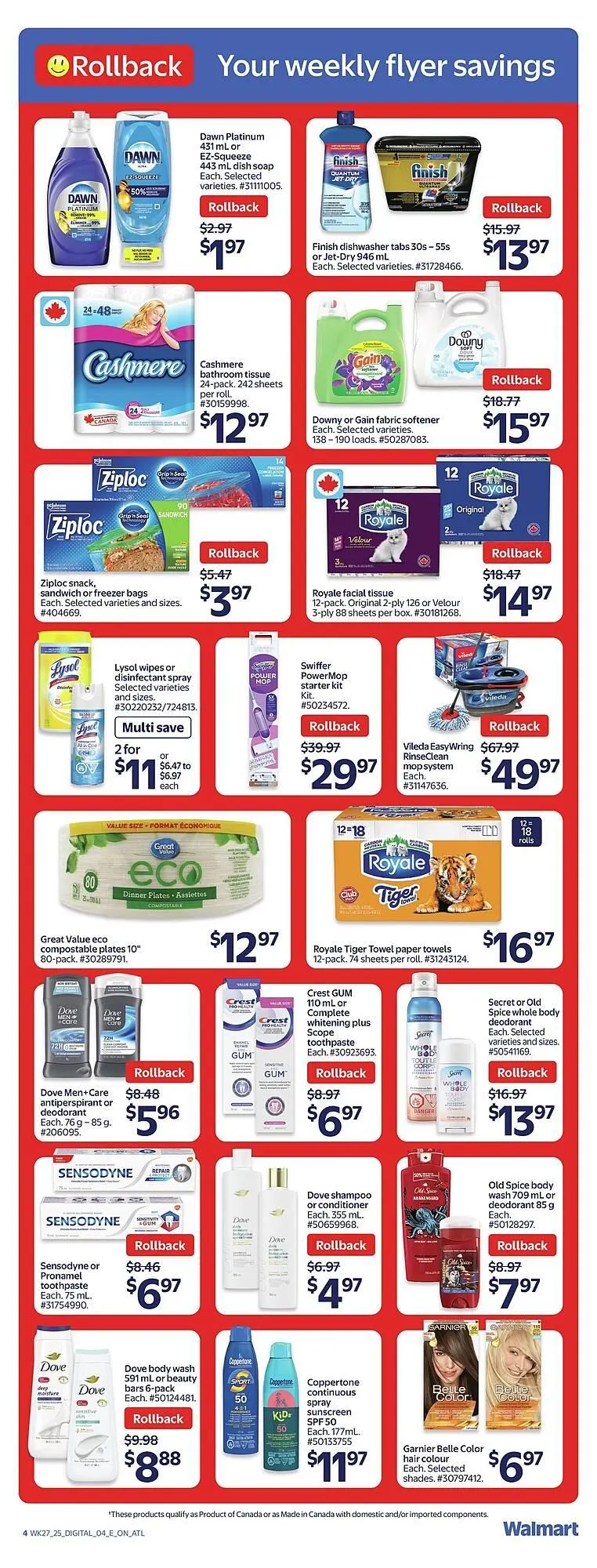Walmart flyer from August 1 to August 8 2025 - flyer page 7