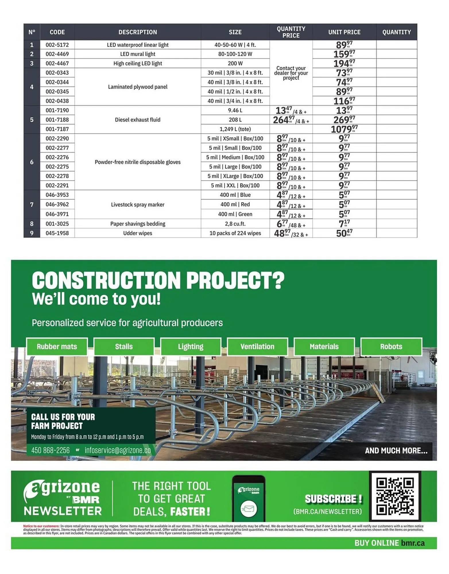 BMR flyer from October 9 to October 29 2025 - flyer page 2