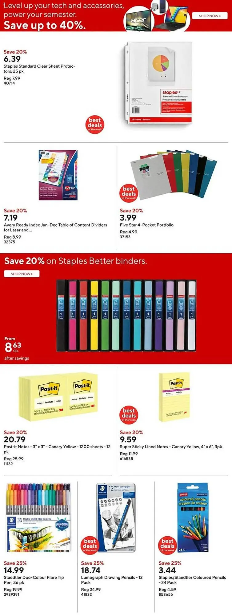 Staples flyer from January 8 to January 14 2025 - flyer page 5