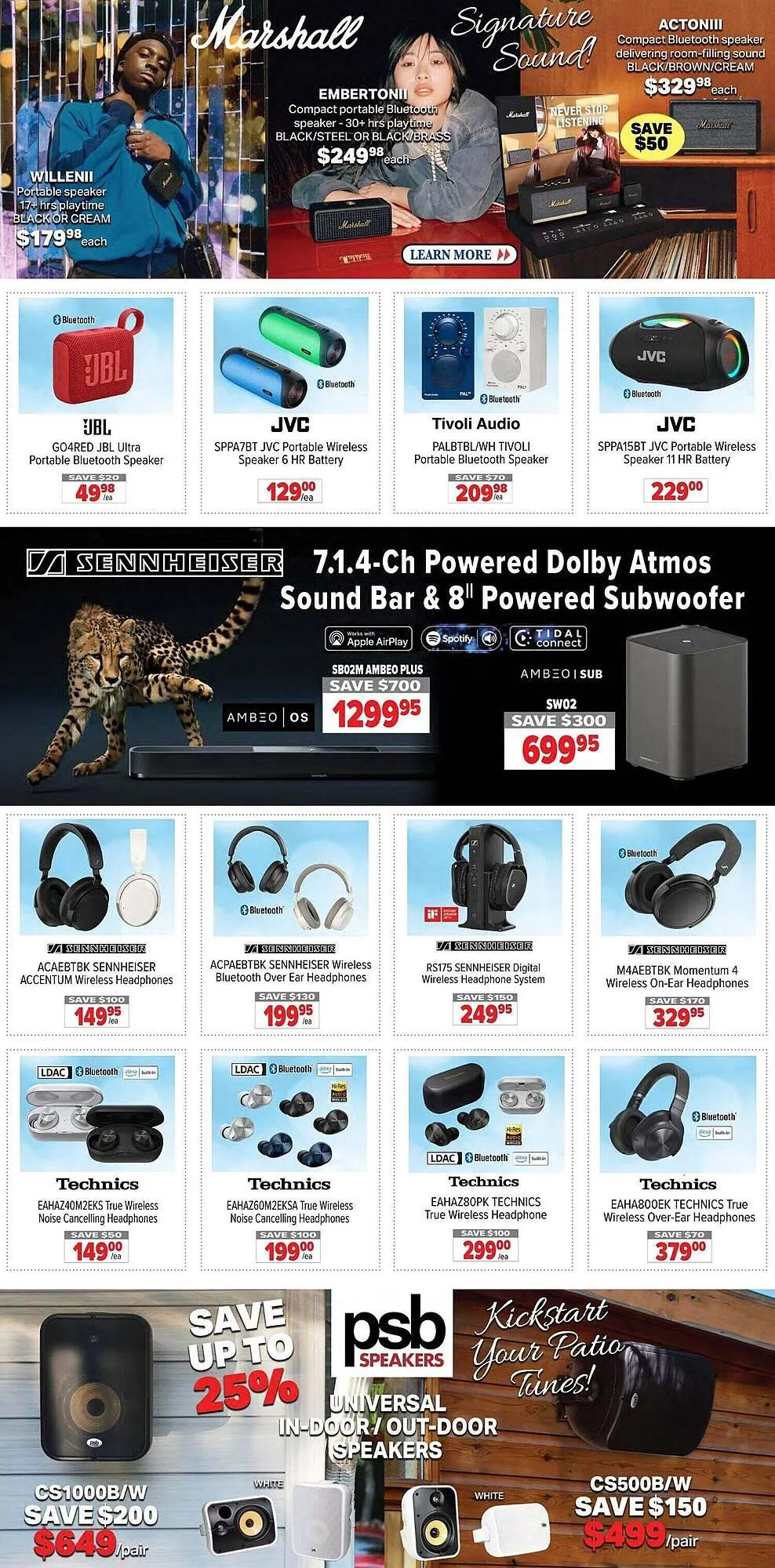 2001 Audio Video flyer from March 21 to March 28 2025 - flyer page 19