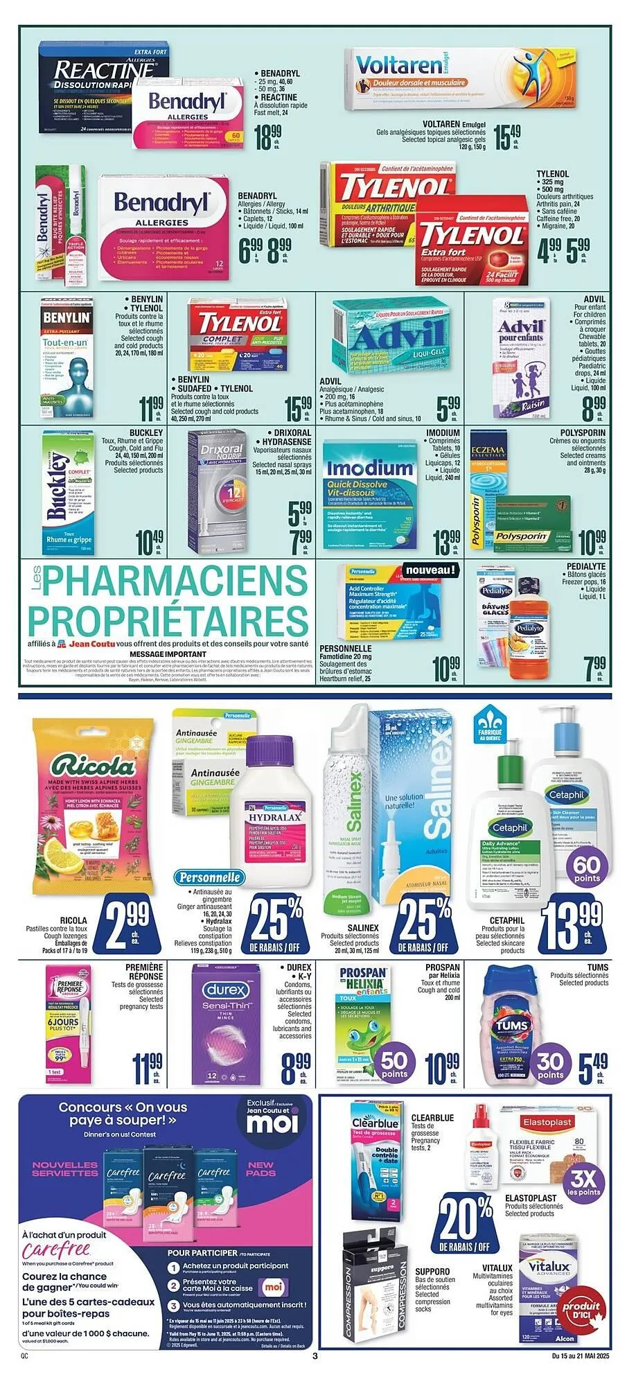 Jean Coutu flyer from May 15 to May 21 2025 - flyer page 4
