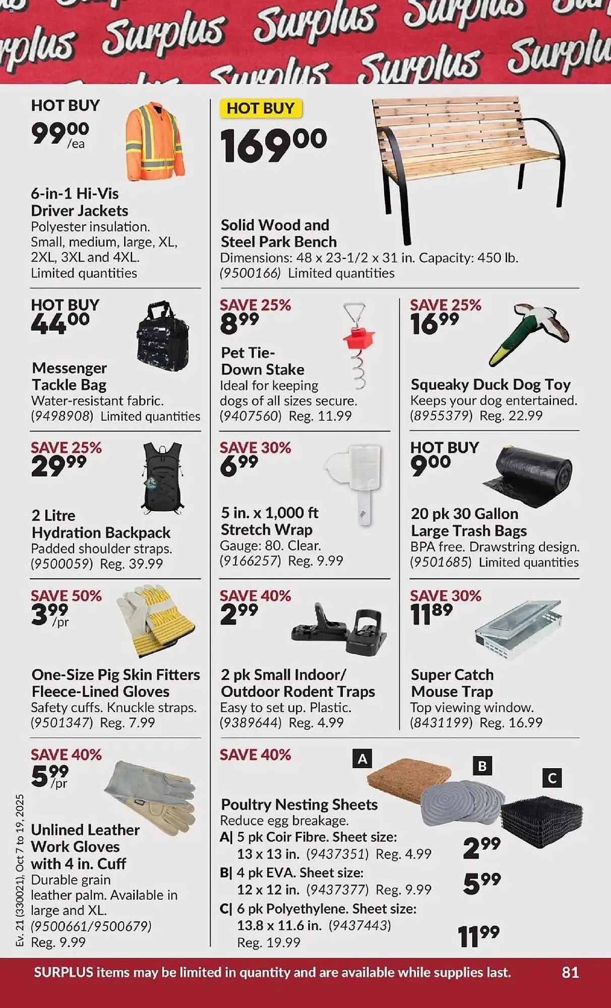 Princess Auto flyer from October 7 to October 20 2025 - flyer page 87