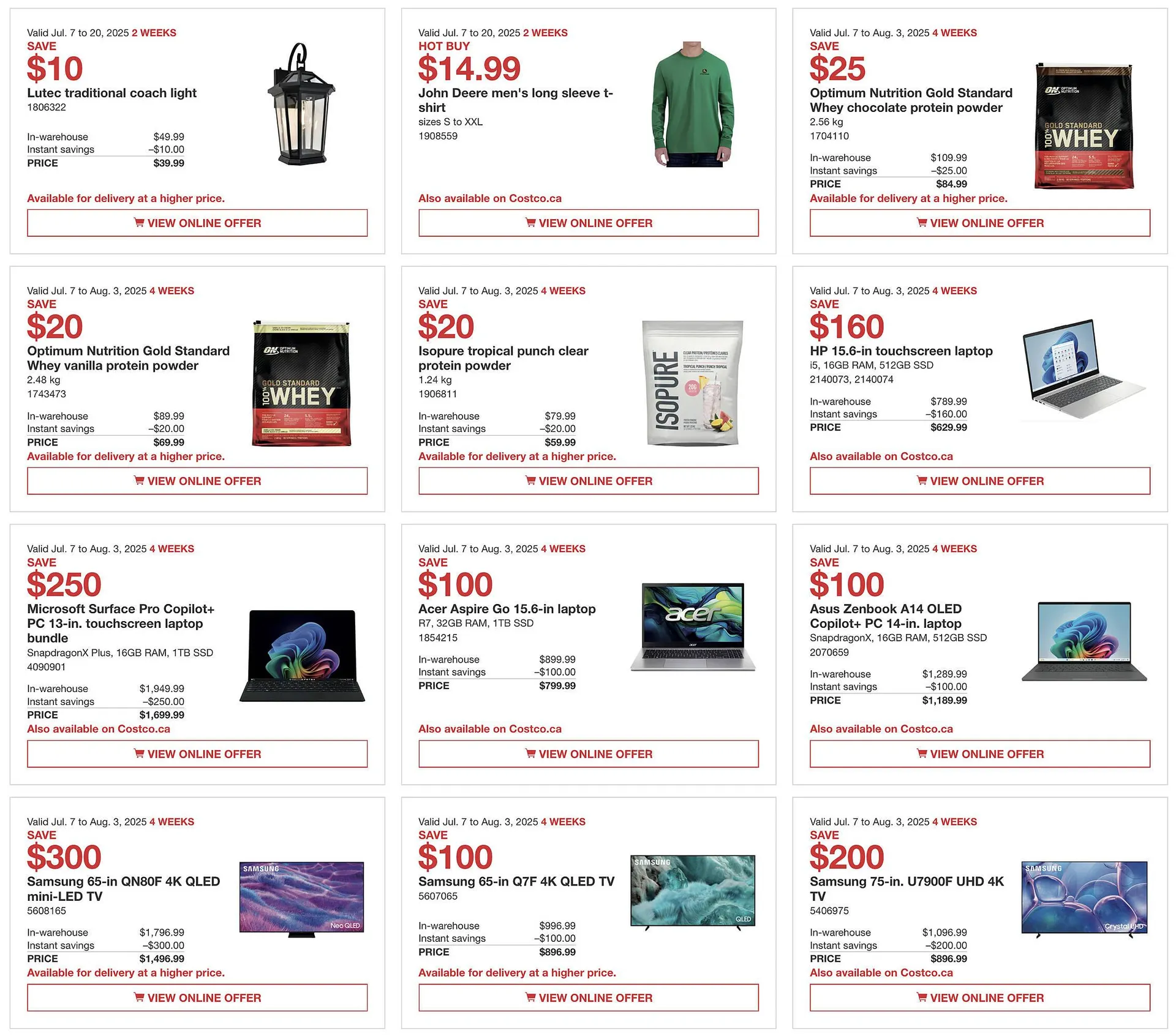 Costco flyer from July 24 to July 30 2025 - flyer page 3