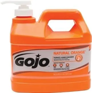 Nettoyant pour les mains, orange naturelle à base de pierre ponce
