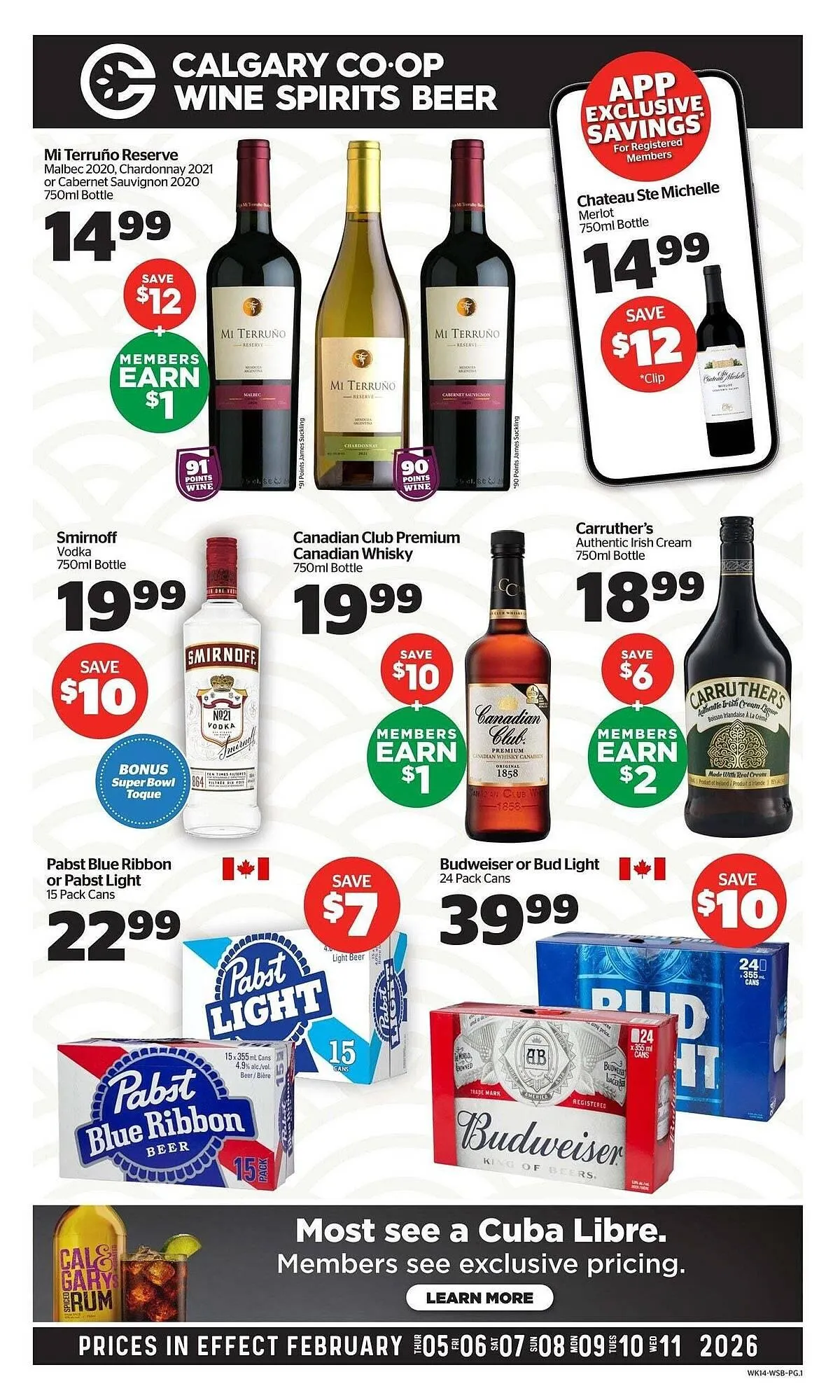 Calgary Co-op flyer from February 5 to February 12 2026 - flyer page 1