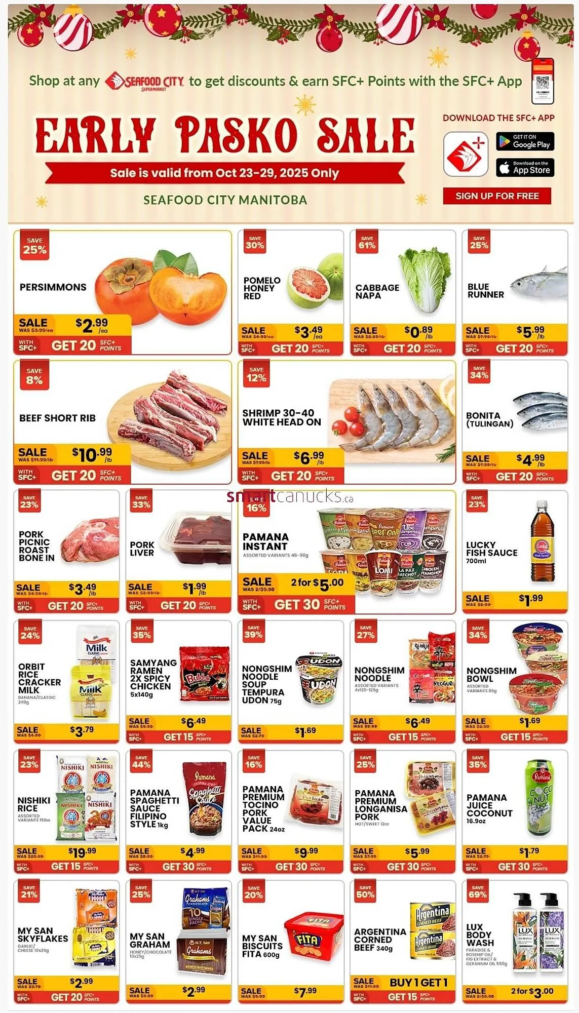 Seafood City Supermarket weekly ad from October 24 to October 30 2025 - flyer page 1