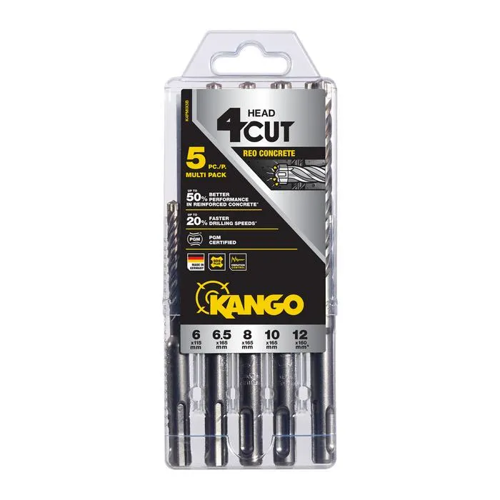 Kango K4 SDS Plus Drill Bit Set - 5 Piece Set