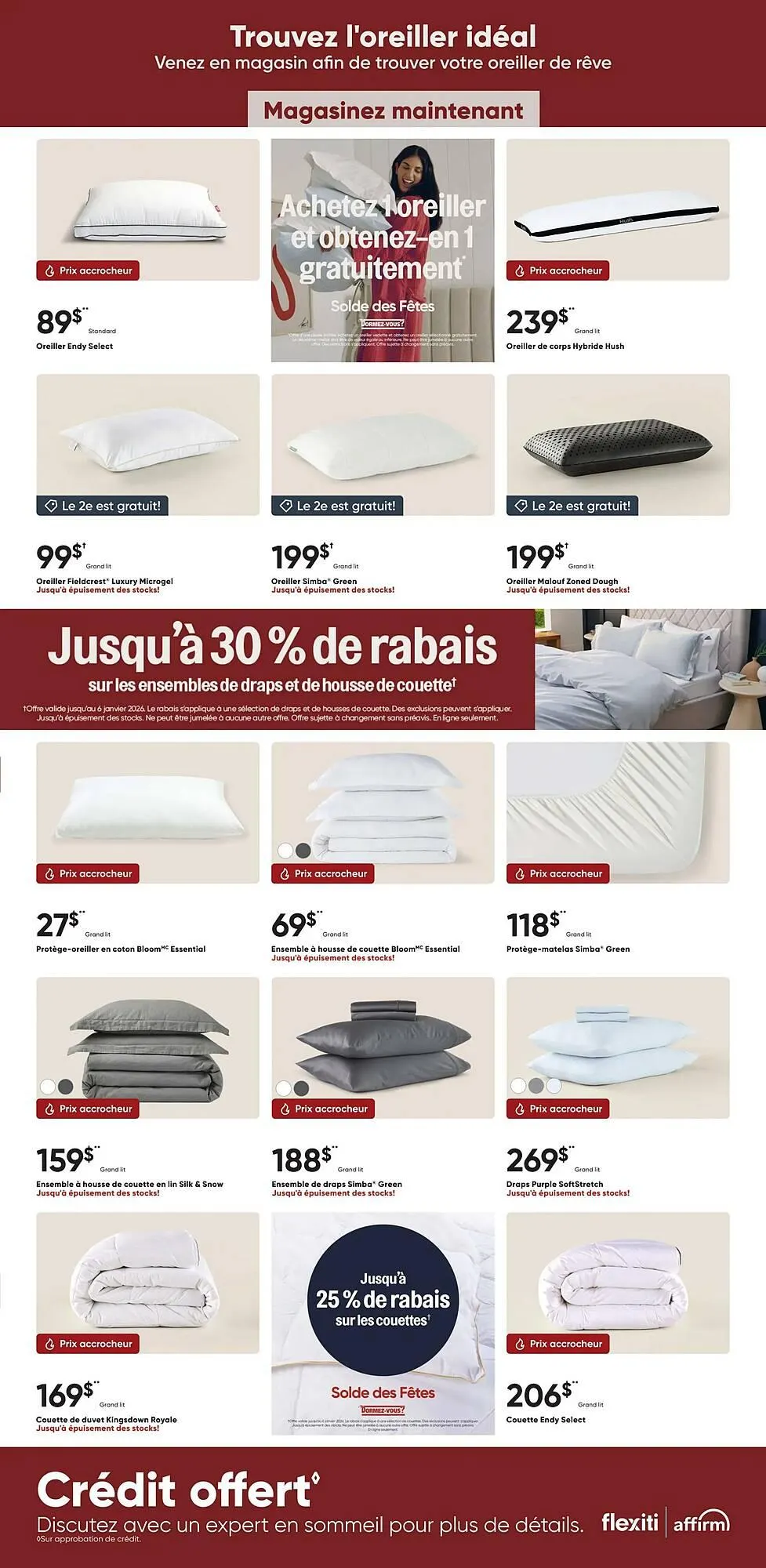 Dormez Vous flyer from December 29 to January 6 2026 - flyer page 3