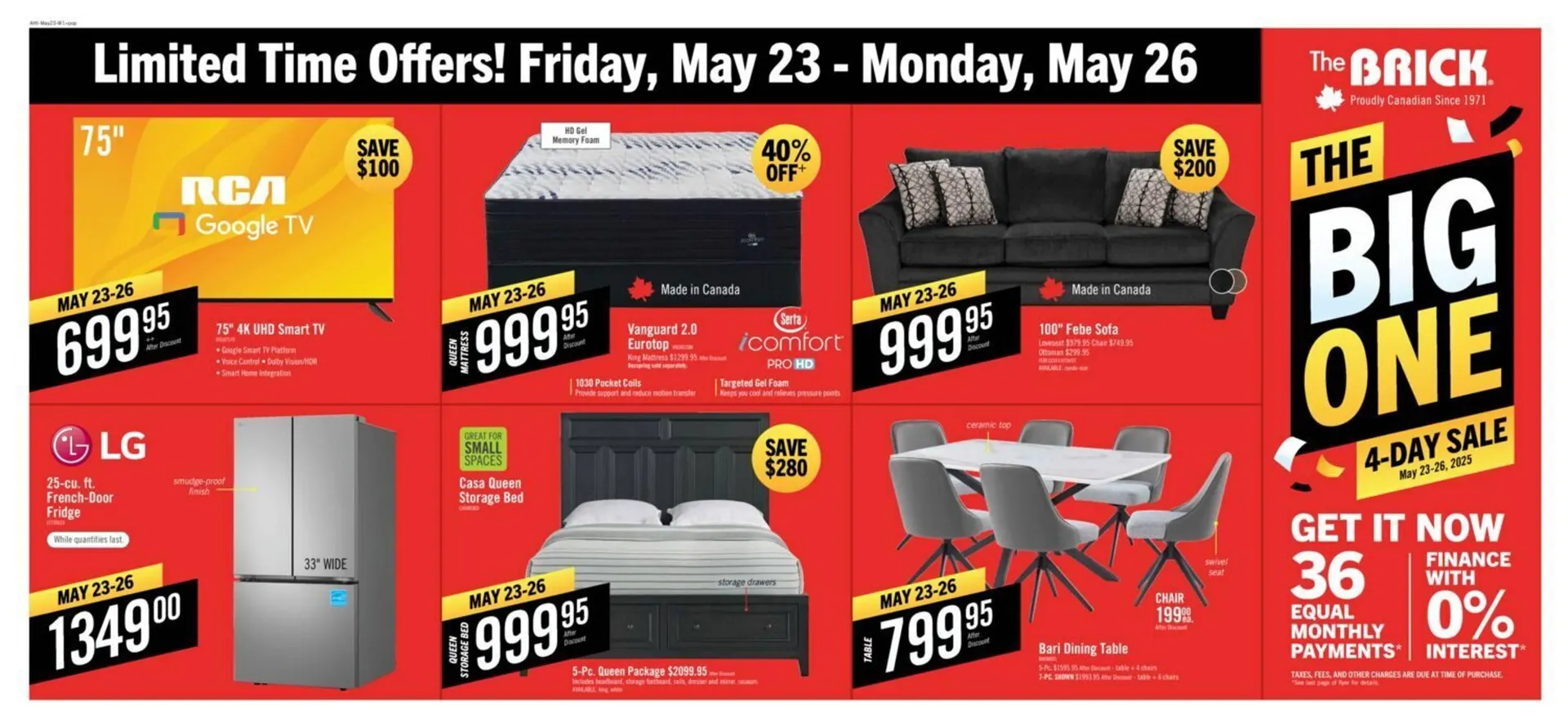 The Brick flyer from May 20 to June 6 2025 - flyer page 1