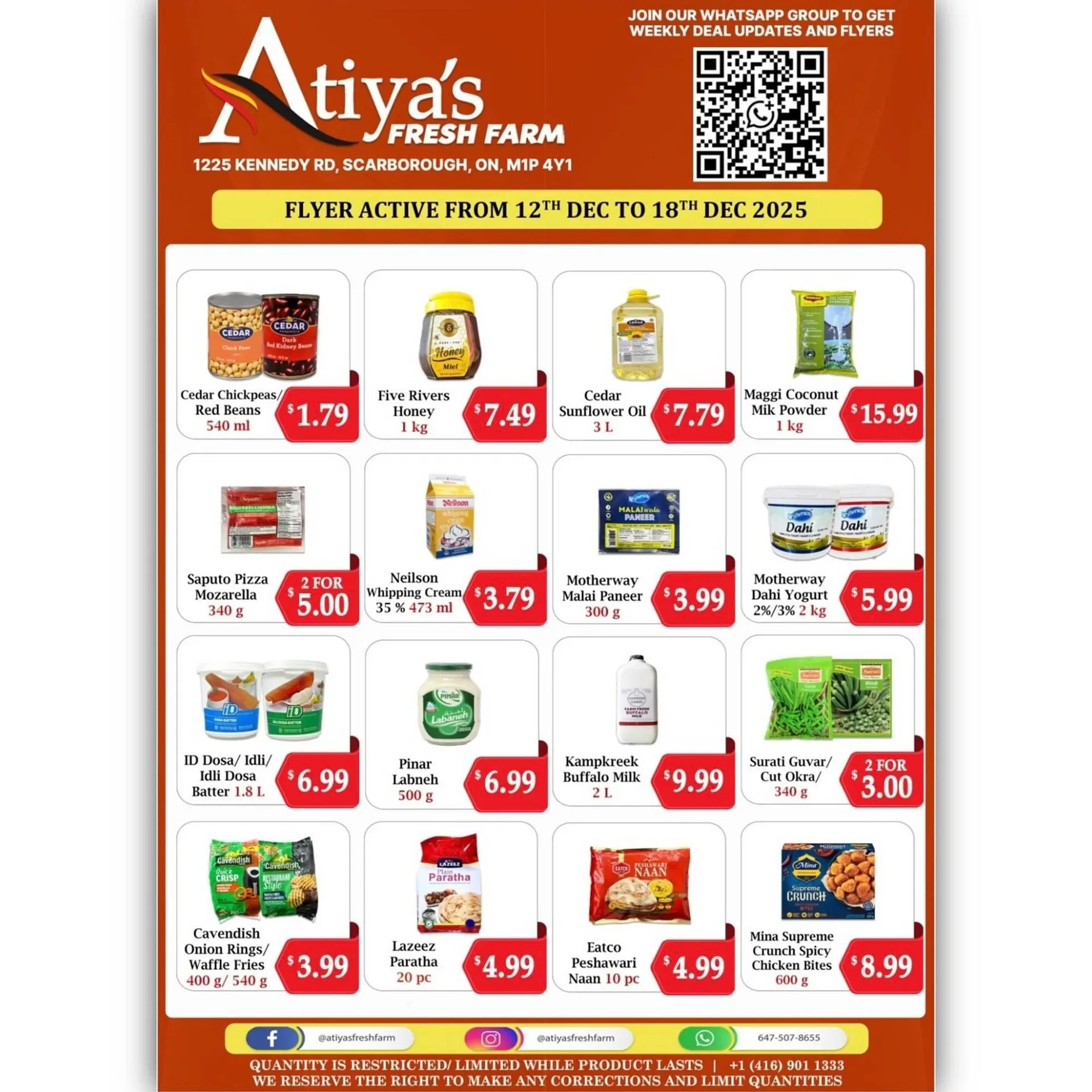 Atiya's Fresh Farm flyer from December 12 to December 18 2025 - flyer page 3
