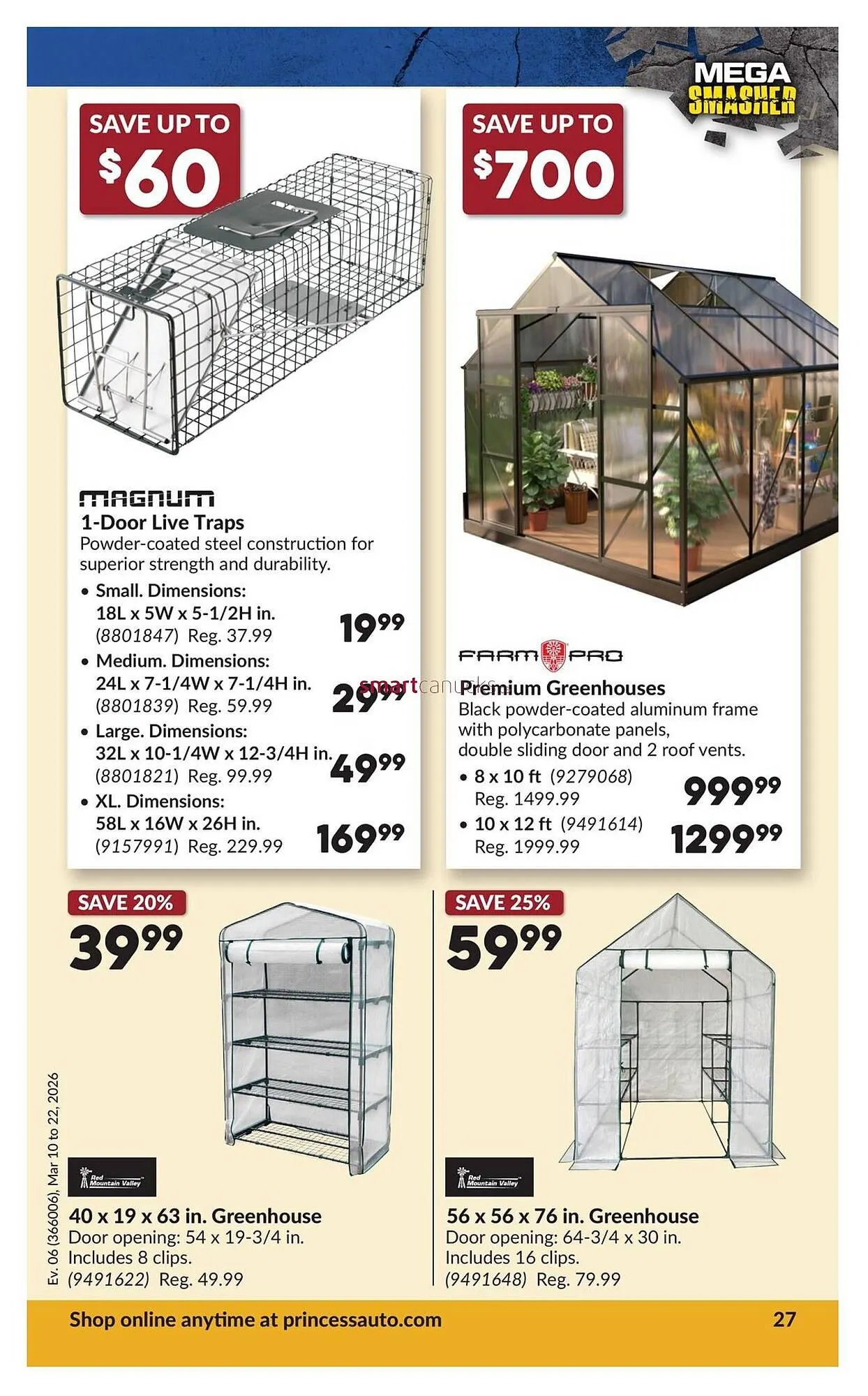 Princess Auto flyer from March 10 to March 22 2026 - flyer page 32