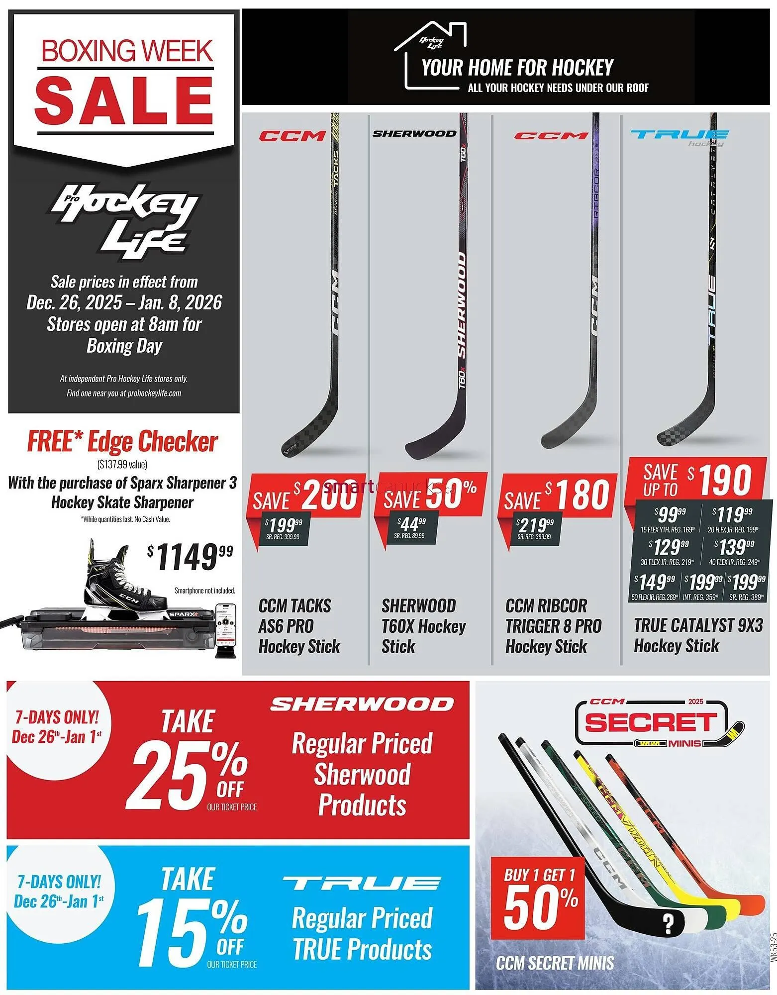 Hockey Life flyer from December 26 to January 1 2026 - flyer page 1