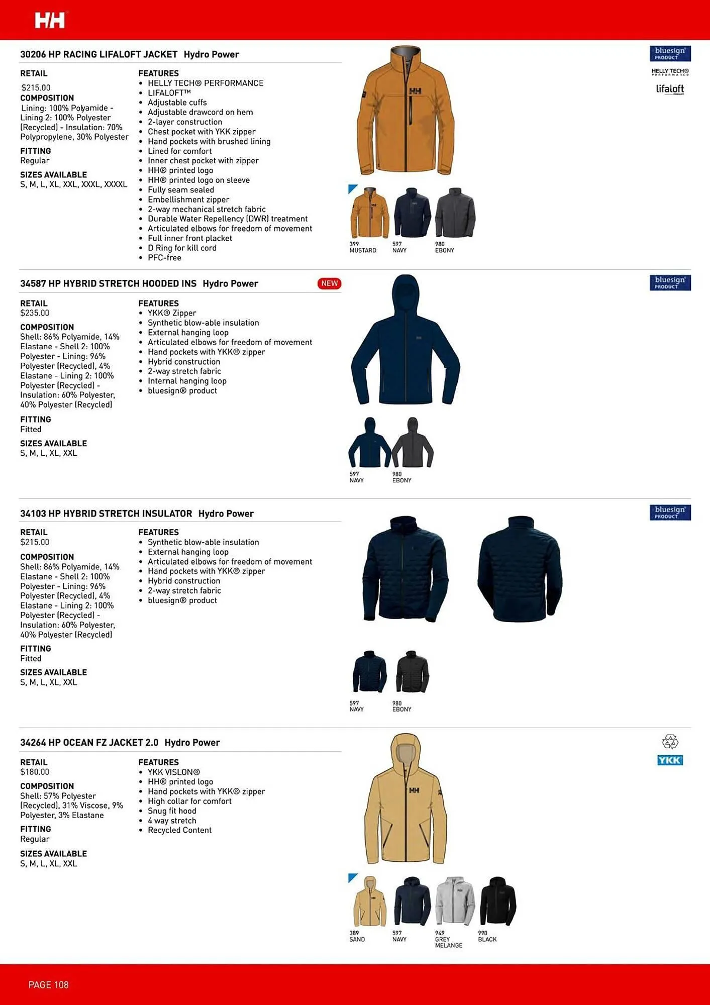 Helly Hansen flyer from September 11 to February 28 2026 - flyer page 108