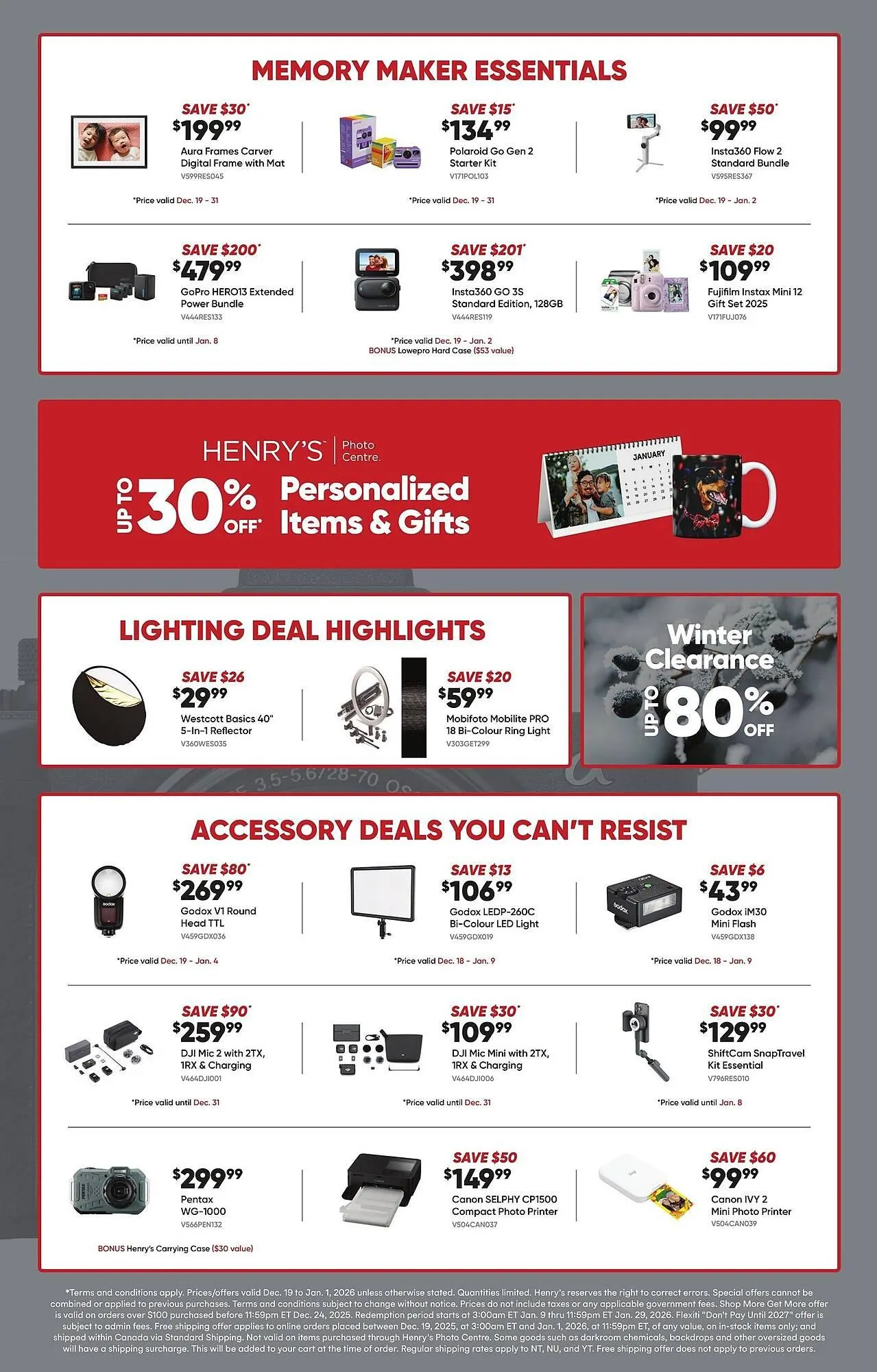 Henry's flyer from December 19 to January 1 2026 - flyer page 2