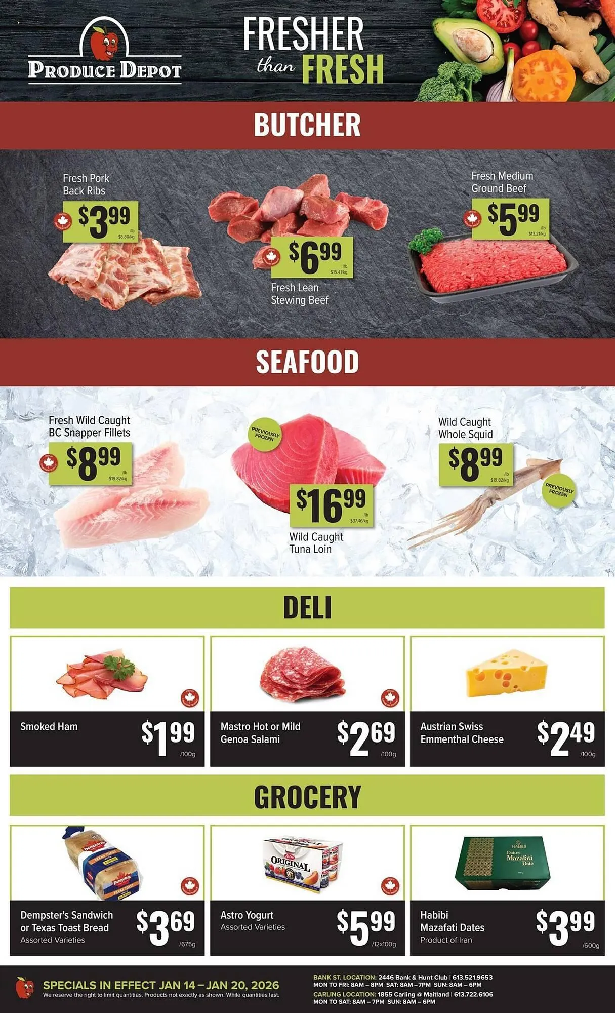 Produce Depot flyer from January 14 to January 20 2026 - flyer page 2