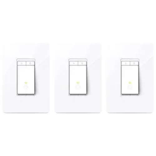 TP-Link Kasa Smart Wi-Fi Dimmer Light Switch - 3-Pack