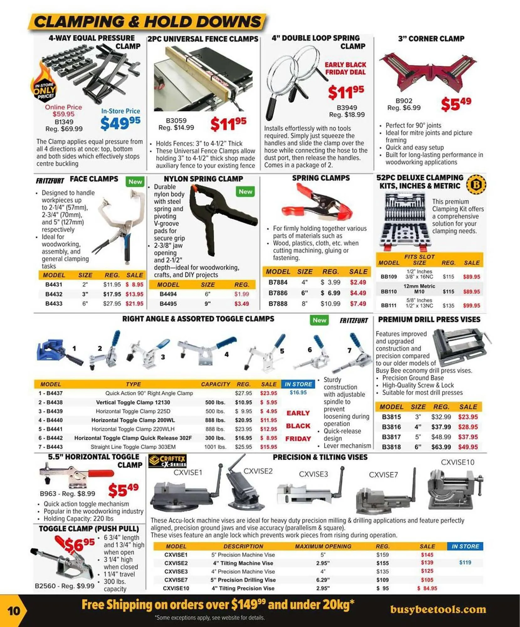 Busy Bee Tools flyer from November 10 to January 10 2026 - flyer page 10