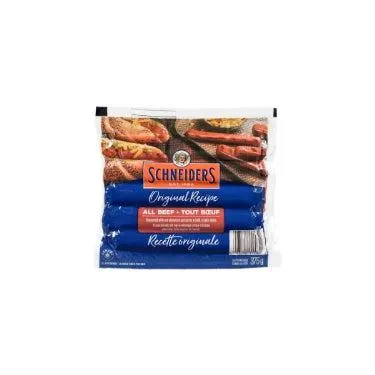 SCHNEIDERS Juicy Jumbos All Beef Sausage 375g