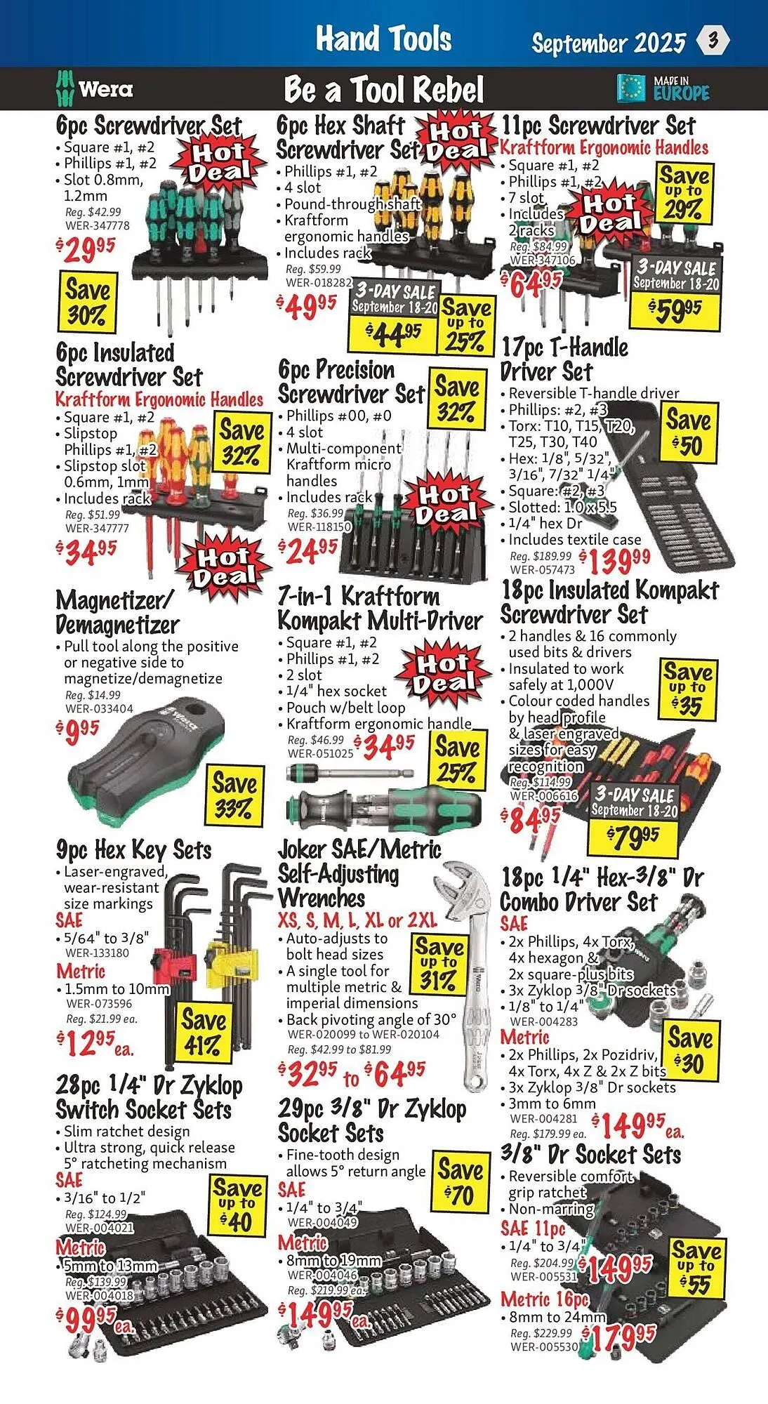 KMS Tools flyer from September 1 to September 15 2025 - flyer page 3