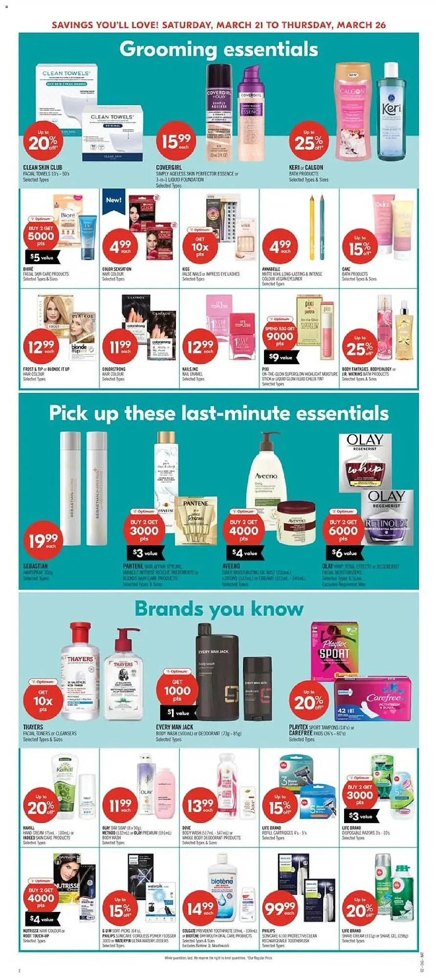Shoppers Drug Mart flyer from March 21 to March 22 2026 - flyer page 16