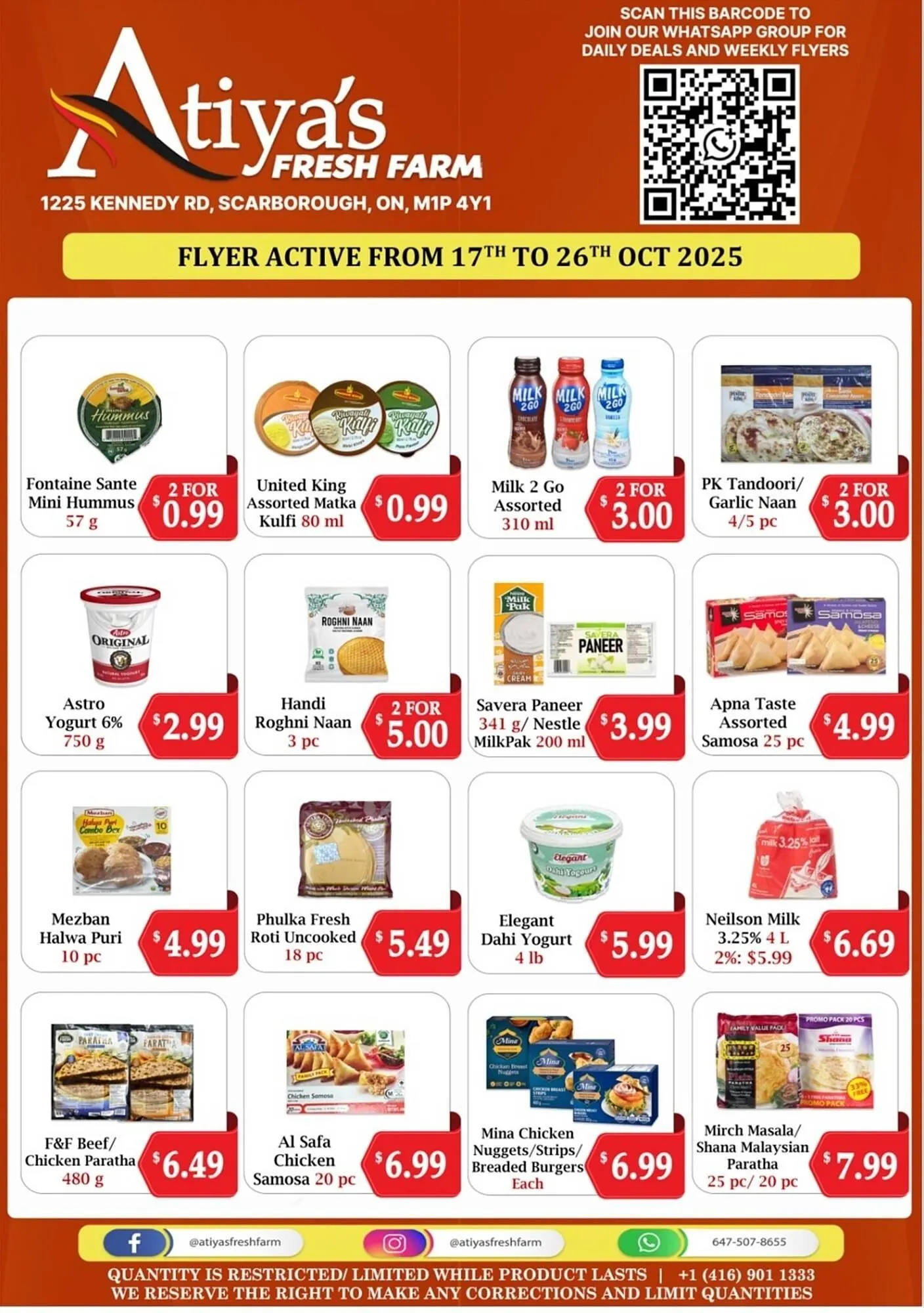 Atiya's Fresh Farm flyer from October 17 to October 26 2025 - flyer page 2